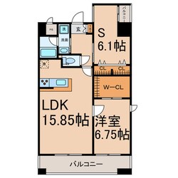 カーサビアンカ東岡崎の物件間取画像